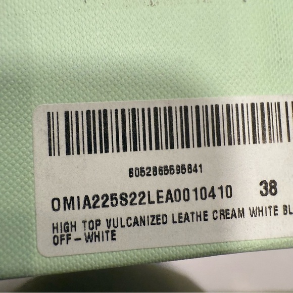 Off-White Vulcanized High Top Floating Arrow iWhite/Black/Red Size US M5/W7 EU38 - Picture 12 of 14